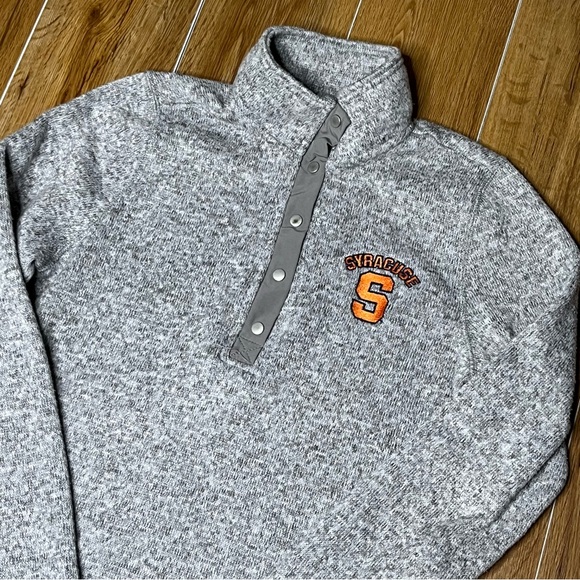 Syracuse University Charles River Apparel Pullover Knit Sweatshirt Fleece MEDIUM - Picture 2 of 3